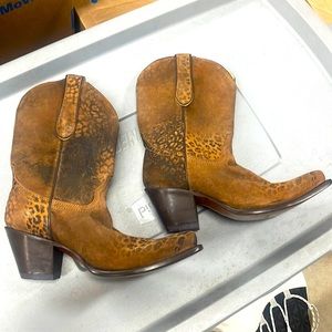 Corral animal print cowgirl boots